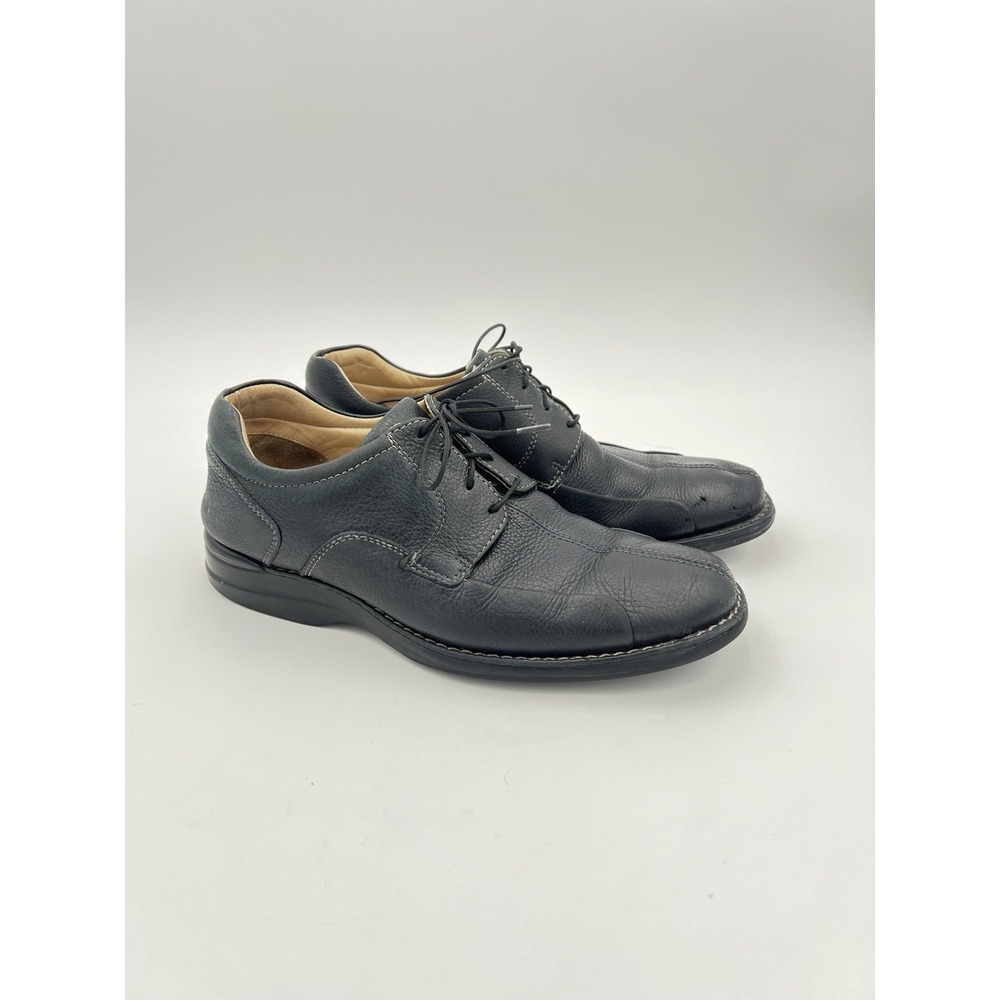 Johnston & Murphy Men's Black Leather Oxford Dress Shoes‎ Business Formal 10.5